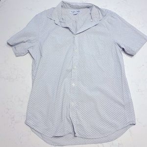 Old navy polka dot button down men’s L
